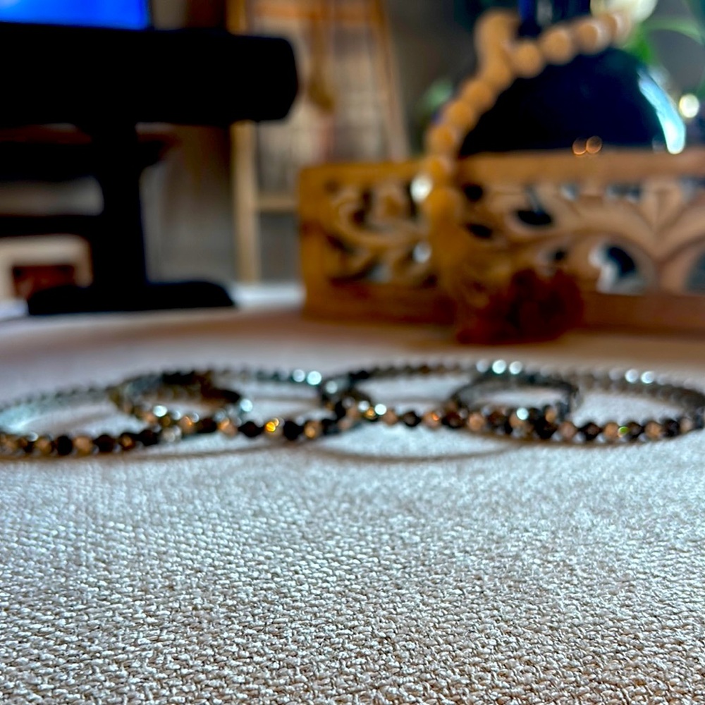 Elegant Black and Gold Women's Bracelets